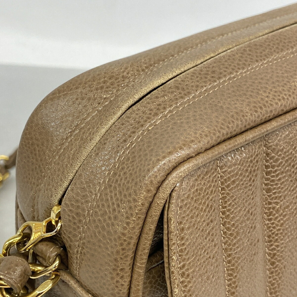 Chanel Mademoiselle Chain Shoulder Bag, Large Coco Design, Caviar Skin, Light... - Picture 7 of 10